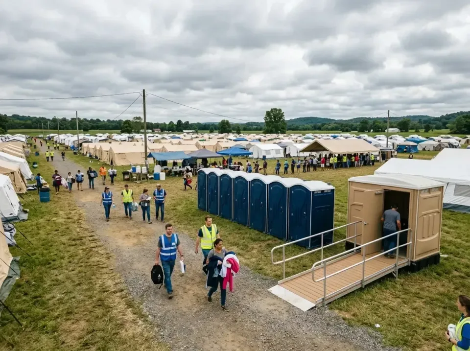 disaster-relief-camp-restrooms-010 — frequently asked questions, Dumpster & Portable Bathrooms Rental in La Vergne, TN